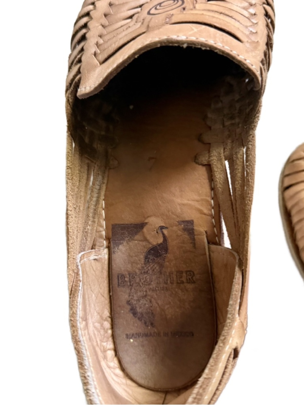 Brother Vellies Summer Huarache in Whiskey - Picture 6 of 6